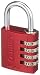 Produktbild ABUS 498626 Aluminium-Zahlenschloss 145/40, Color Rainbow SB - enthält je ein Stück blau, gelb, grün, lila, orange, rot