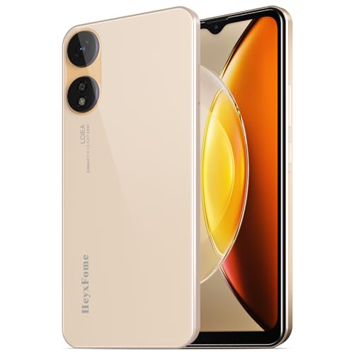 HeyxFome X1 Without Accessories 2025 6.5” HD+ Screen 4G LTE GSM Unlocked Android Phones 16GB Cell Phone Octa-Core Android Smart Phone 16MP Smartphone Dual SIM for T-Mobile USA (Gold)