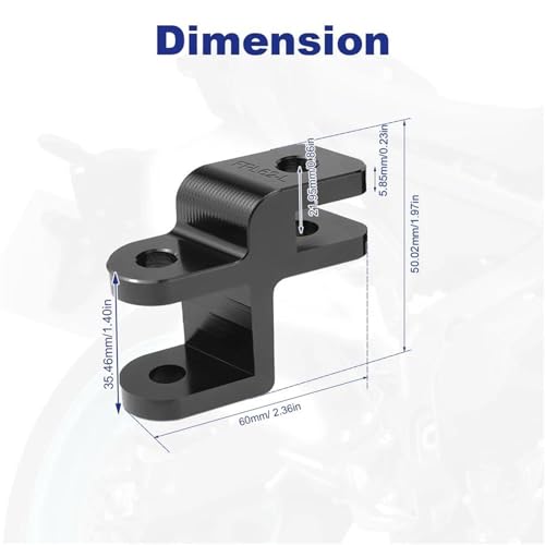 Supports d'abaissement repose-pieds pilote alu robuste SV 650 - 4