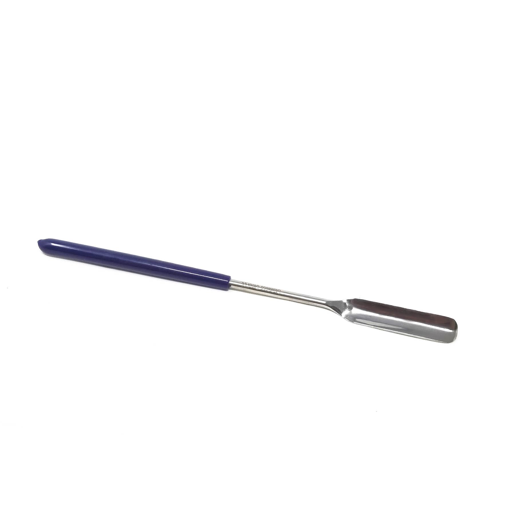 A2Z Lab Scoop Stainless Steel Spatula with Comfort Grip Handle, Micro Sampling Scoop Mixing Spoon Laboratory Measuring Spoon for Powders Gel Cap Filler -Essential Lab Supplies - 6