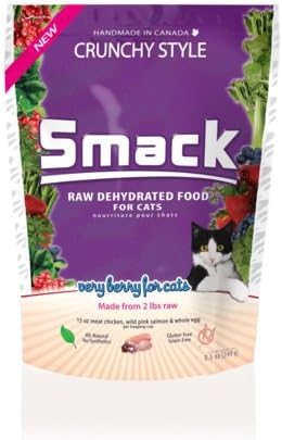 Smack Pet Organic Crunchy Raw Dehydrated Cat Food (8.8 oz)