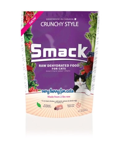 Smack Pet Organic Crunchy Raw Dehydrated Cat Food (8.8 oz)