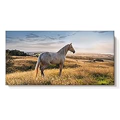 Farm horse canvas painting
