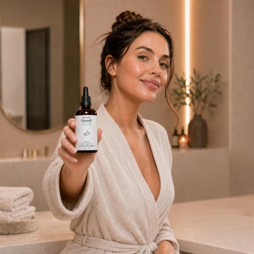 Bluepearl Ozonöl 100ml – 48h ozonisiertes Olivenöl für Gesicht, Haut & Nägel | Ohne Parfüm | Made in Austria | Pflegeöl für trockene & sensible Haut | 100ml