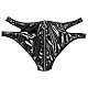 Unterhosen Damen Sexy Lederlook Schwarz Hipster mit Reißverschluss Slip Unterwäsche Hohe Taille Komfort Höschen Hotpants Wetlook XXS
