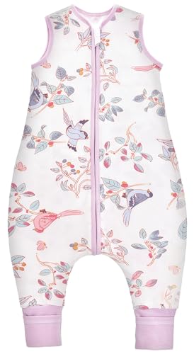 Chilsuessy Baby Schlafsack mit Beinen 2.5 Tog Winter Schlafsack...