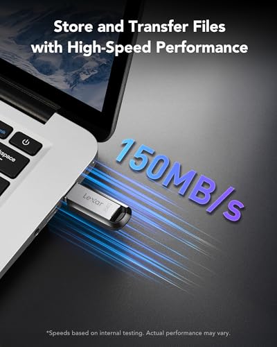 Image of Lexar JumpDrive 256GB USB 3.0 Flash Drive, Up to 150MB /s Read, USB Stick for Computer, External Storage Data, Photo, Video, Memory Stick for PC, Laptop, Car, TV