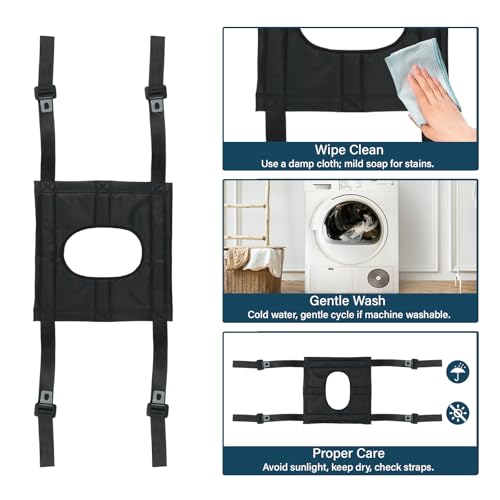 2-Buckle Toilet seat Accessories for Electric Patient Lift Transfer Chair*1