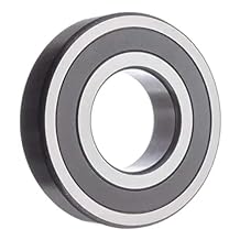 Timken 61901-2RS Series 6100 Deep Groove Ball Bearing, 2RS, 12 mm Bore Diameter, 24 mm Diameter, 6 mm Width