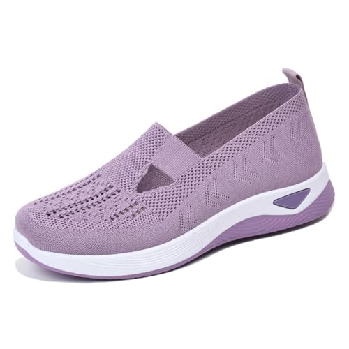 medicus Schuhe Damen, Walkingschuhe Damen Leicht Weite H Vermascht Orthopädische Schuhe Sneaker Sommer Atmungsaktiv Memory Schaum Krankenschwester Sportschuhe Bequeme Outdoor Sommerschuhe Turnschuhe