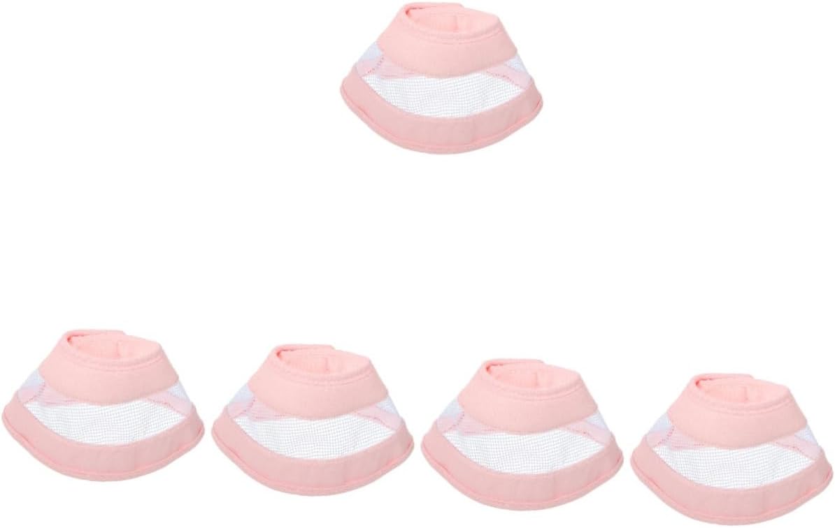 Mipcase 5pcs Cat Collar Soft Neutering Cone for Cats Prevents Licking and Scratching Comfortable Design for Use