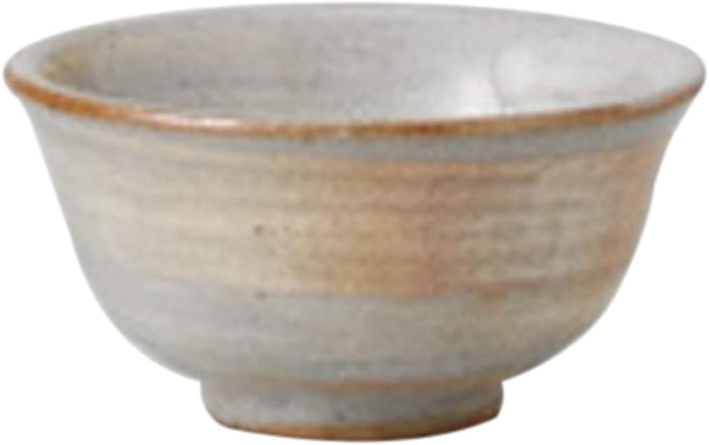 せともの本舗 Set of 10 Powdered Brushed Gui Cups, 2.4 x 1.3 inches (6.2 x 3.4 cm), 1.6 oz (40 cc), 1.8 oz (50 g), Liquor Pot, Restaurant, Commercial Use, Japanese Tableware,