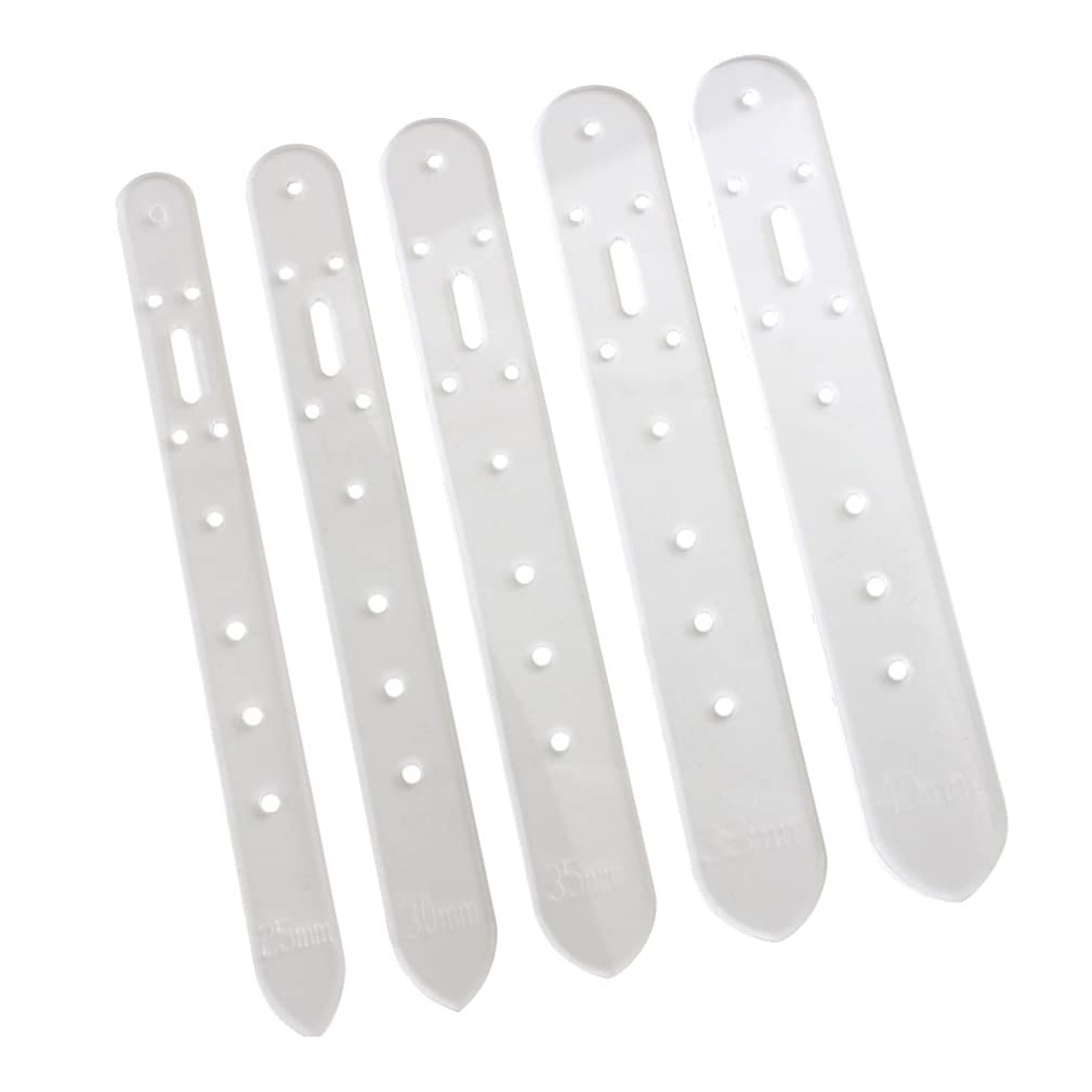 Poinçonnage de boucle de ceinture : lot de gabarits transparents DIY