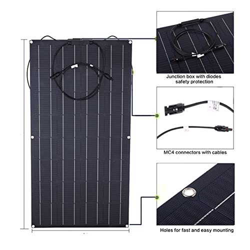 Panneau solaire flexible monocristallin résistant à l'eau pour van - 4