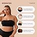 Truekind Bra, Wireless Strapless Bra, Bandeau Bra, Small to Plus Size Strapless Bras for Women, Womens Strapless Bras, Tube Top Bra Beige