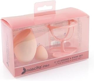 Juego de esponjas de maquillaje con soporte, ...