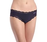 Calvin Klein Women's Cheeky Hipster With Lace, Flux, M