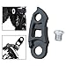 RNXRZANK 2xBikes Tail Hook Hanger Converter Extension Accessories Equipment Black