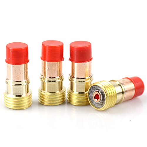 25Pcs Tig Stubby Gas Lens Nozzle Kit 12 Pyrex Cup For Db Sr Wp 17/18/26 Tig Welding Torch 3/32" #TOP5