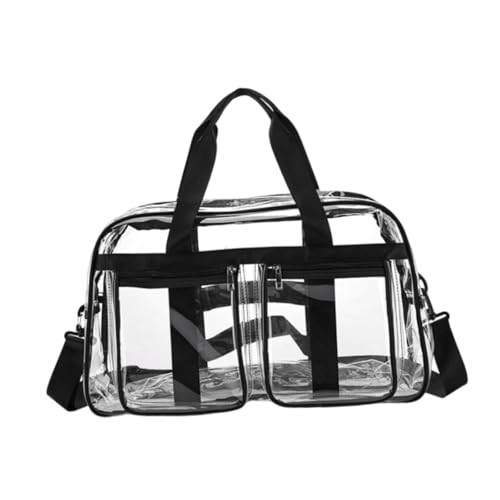 PVC Clear Tote Bag Handbag for Sports Events Travel Commuting Music Festival