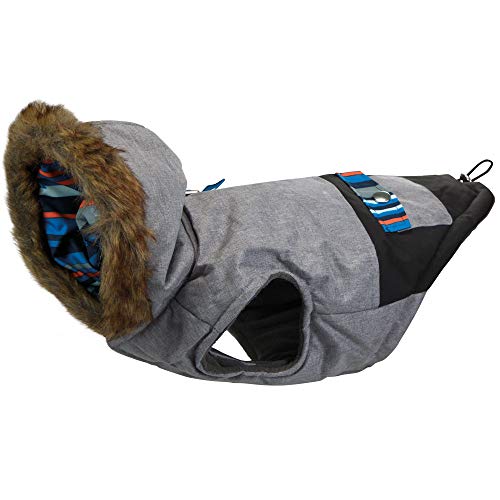 Greenhound SOS Manteau pour chien Taille S Longueur du dos 30 cm Veste chaude en tissu facile d'entretien et imperméable Cover