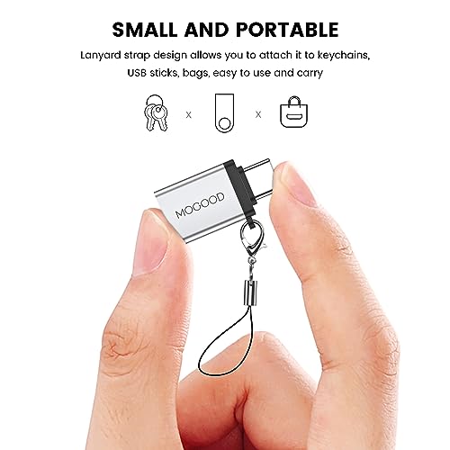 MOGOOD Adaptador USB C Macho a USB 3.0 Hembra, Adaptador USB a USB C OTG convertidor Compatible con MacBook Pro,Chromebook, Pixelbook,Microsoft Surface Go,Samsung Galaxy S20 S21 S22 Pixel - imagen 6