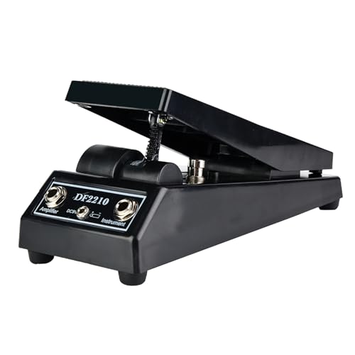 RIZGHWOY Pédale Wah Classique, effet wah-wah pour guitare électrique, commande au pied on/off, large plage de réglage pour musiciens et DJs