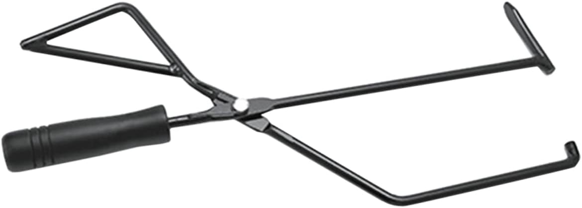 Mipcase Camping Charcoal Tongs with Handle Heavy Duty Bbq Fire Clip for Outdoor Barbecue Fireplace and Campfire Cooking to Use Fire Tongs for Grabbing Charcoal and Logs