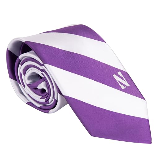 Desert Cactus Northwestern University Tie NU Wildcats, 100% Polyester, with Logo