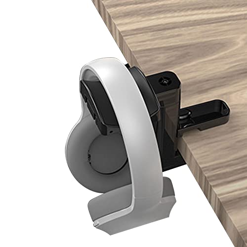 Gujugm Support pour casque - Crochet de bureau amovible - Support de fixation pour casque - Organiseur de câble intégré pour PC, jeu, bureau, câble, sac à dos Cover