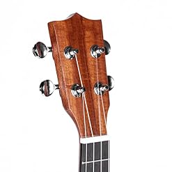 SheIRin Ukulélé en Bois d'acacia de 23 Pouces, Petite Guitare hawaïenne, avec Sac de Transport Capo Strings Ukulele, 23… – Image 6