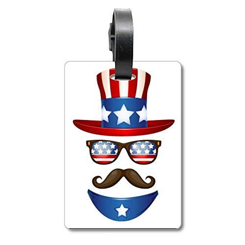 Étiquette valise voyage America Uncle Sam finition premium pour bagage