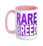 Purple Rare Breed Purple Graphic Ceramic Mug, Pink/White, 15oz