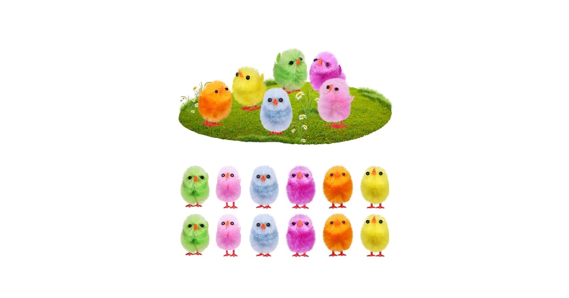 チッチのエッグバスケット☆ ひよこ　ぬいぐるみ　テディベア　イースター Amazon.co.jp: EXCEART 12個 イースターのひよこ スティッチ