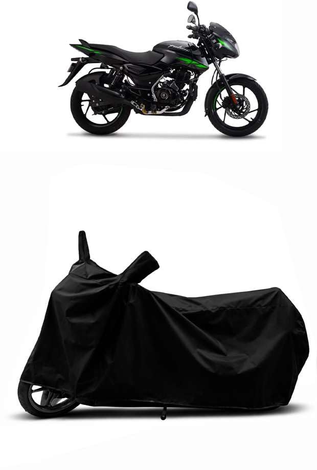 Image of Heavy Duty Waterproof Scooty & Bike Cover for Bajaj Pulsar 125 - UV Resistant, Dustproof & Rain Protection, All-Weather Outdoor Cover for Bikes & Scooty with Buckle Straps