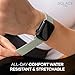 Solace Bands Imperium Adapt Wide Adjustable Nylon Braided Watch Band - Compatible with All Apple Watches - Solace Apple Watch Bands for Women & Men - Smart Watches Band Series 10 9 8 7 6 SE 5 4 3 2 1 - (Agave Green)