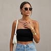 3Pcs Chunky Gold Cuff Bracelets for Women Trendy Minimalist Open Wide Bangle Bracelets Statement Wrist Cuff Wrap Thick Bracelet Set Fashion Jewelry Gift Accessories (gold cuff bracelet set -2) #3