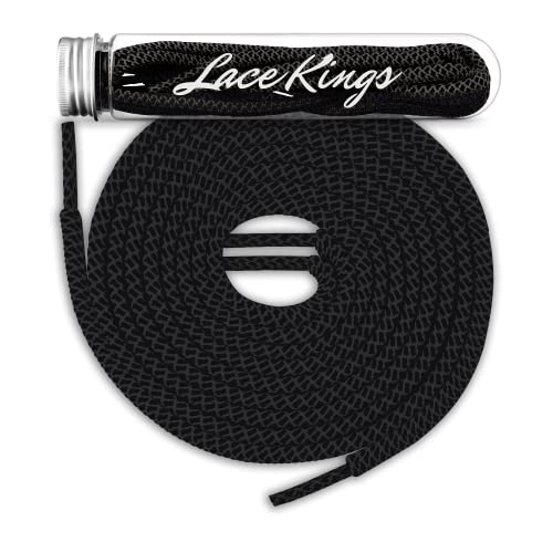 Lace Kings Eh[vV[[X - 2pbN (bh) - 1.25C` x 6.25C` x 1.25C`B, _[NO[/ubN, 63 inch (160 cm)