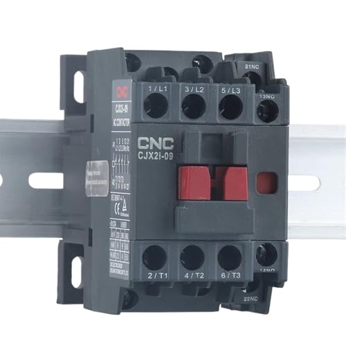 Contacteur AC 3 pôles CJX2i-25A avec bobine 220V et double sécurité de contact NO NC