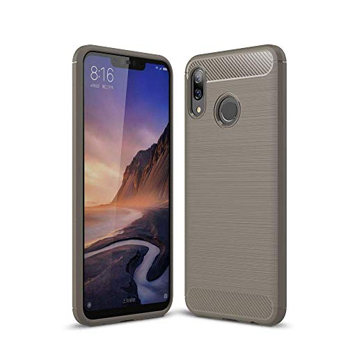 König Design Handyhülle kompatibel mit Huawei Nova 3 Silikon Hülle Hülle Sturzsichere Back-Cover Handyhülle - Carbon - Grau