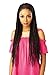 Sensationnel 100% Kanekalon Fiber Cloud9 13"X5" Swiss Lace Parting Wig - FULANI CORNROW (1B [Off Black])