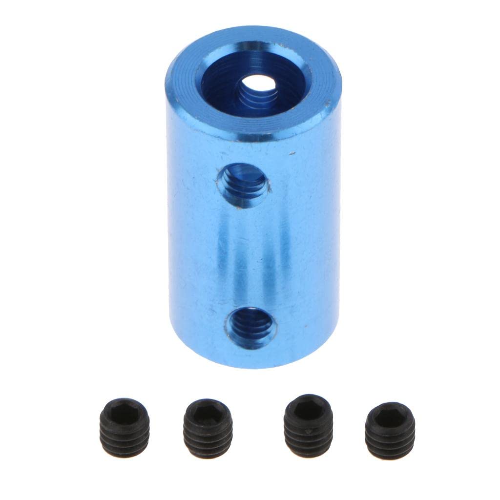 Aluminium Alloy Flexible Motor Coupling 3D Printers Parts with Screws 5x8-image-0