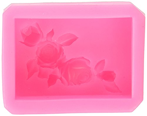 Longzang Love Rose Mould S377 Craft Art Silicone Soap Mold Craft Molds DIY Handmade Candle Molds