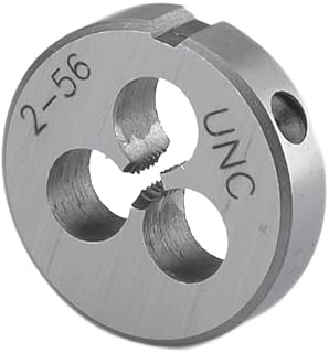 Burkit No 2-56 UNC Round Threading Die, 2 x 56 UNC Machine Thread Die Right Hand