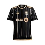 adidas LAFC 24/25 Youth Home Jersey (US, Alpha, Medium, Regular, Black)