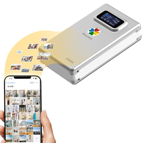 iDiskk 2TB NAS Netzwerkspeicher, Cloud-Speichergerät mit...