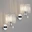 Silver Wall Lights-2 Pcs