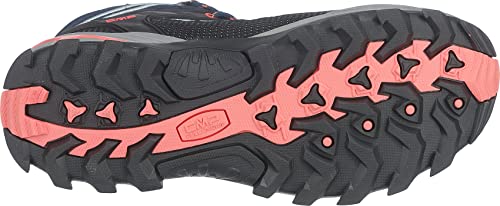 CMP Rigel Mid Trekking- & Wanderhalbschuhe Damen, Blau (B.Blue-Giada-Peach 92ad), 39 EU, 3Q12946