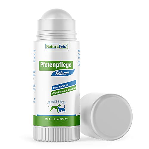 NaturaPets® Pfotenbalsam für Hunde und Katzen - Besondere Pfotenpflege für Hundepfoten mit Bienenwachs & Propolis 100% natürliches Balsam - geeignet für die Pfotenpflege und den Pfotenschutz (40ml) Cover