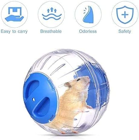 Mini New Cute Dwarf Hamster Running Ball - 4.72 Inches Blue